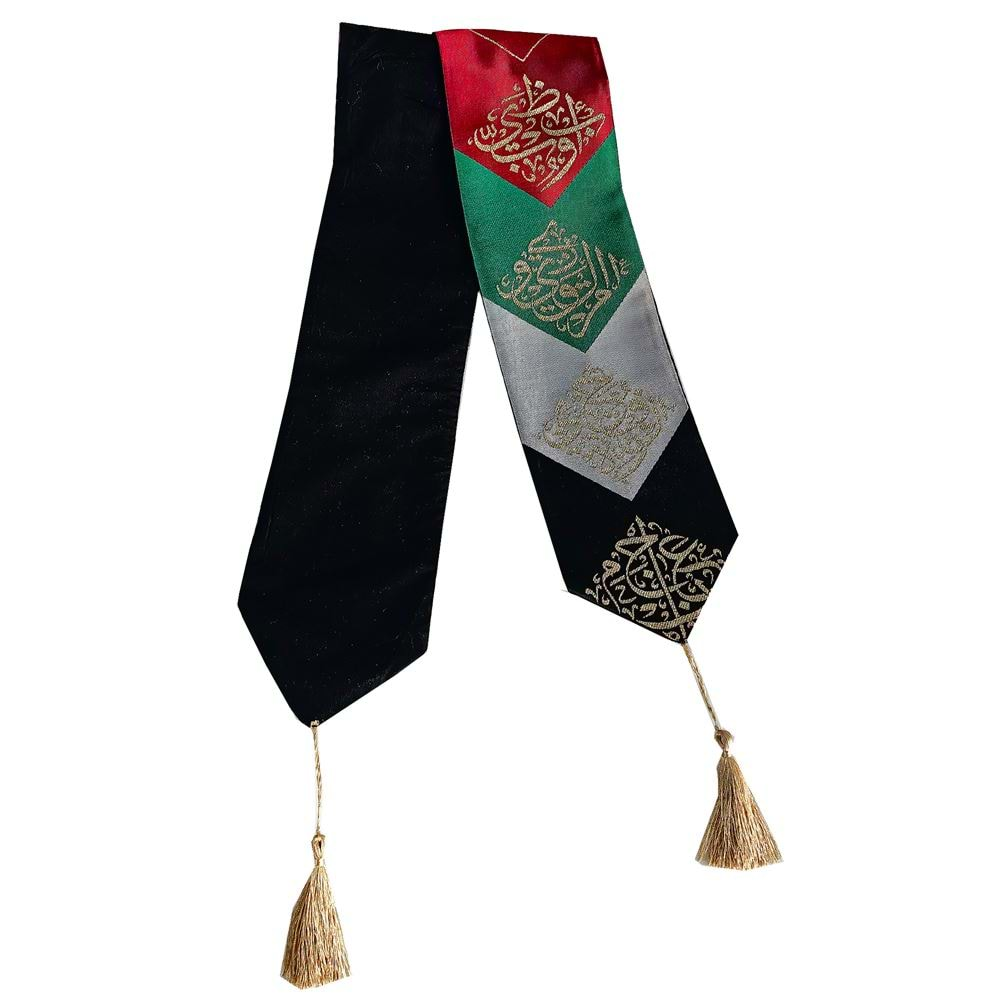 UAE Spirit of The Union National Day Scarf with Tassel Mens Scarf