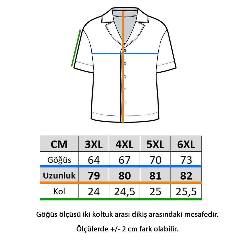 AQ Men's Hawaiian Big Size Shirt