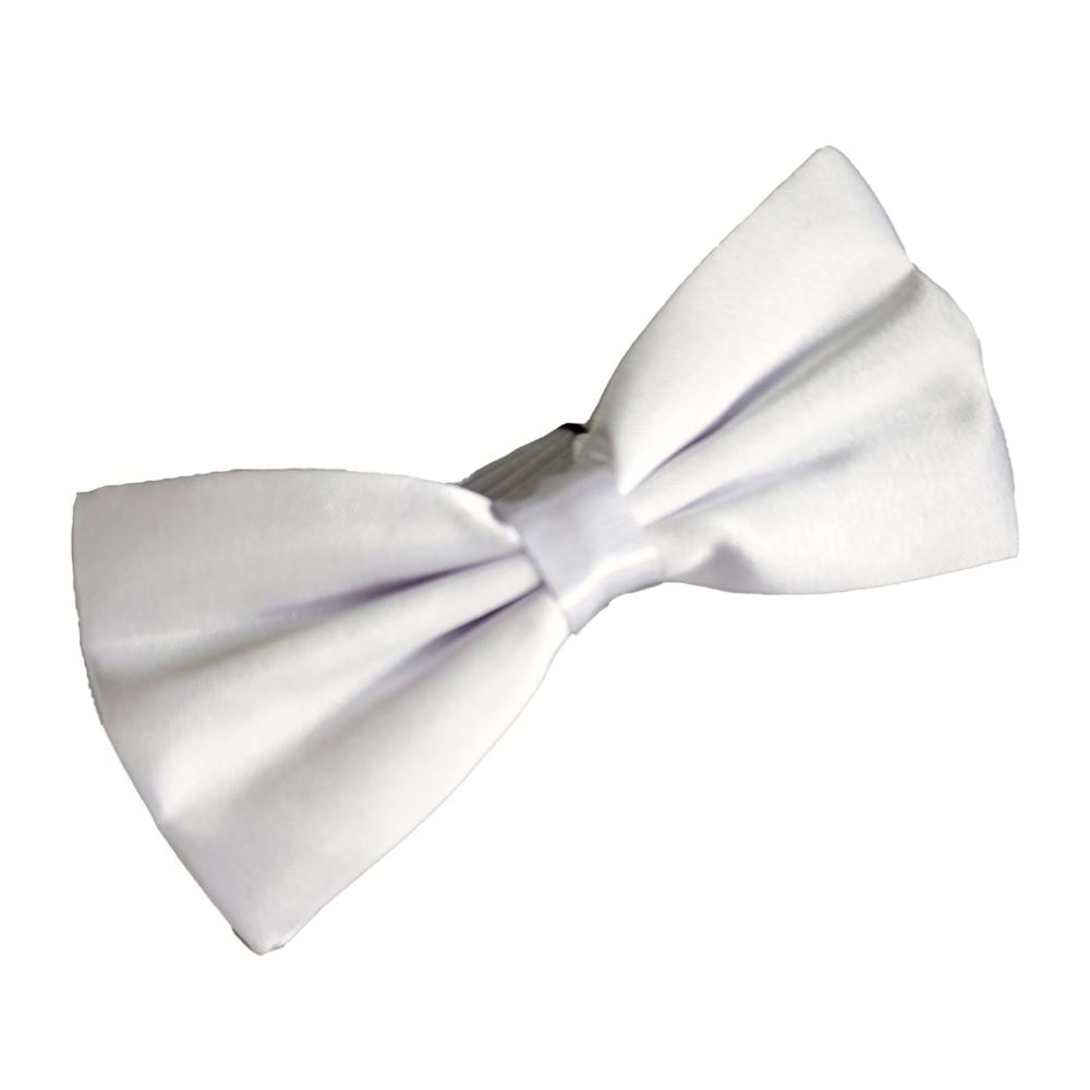 White Basic Bowtie