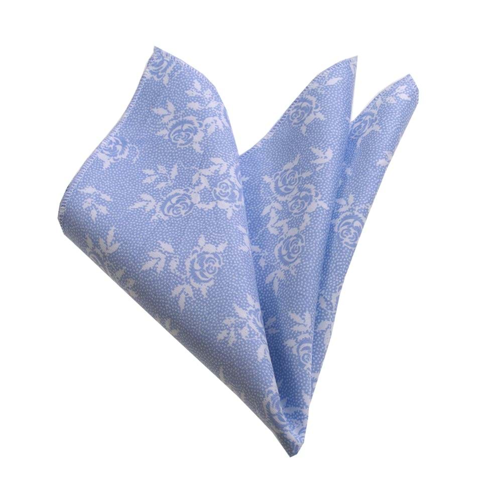 Blue Rose Pocket Square