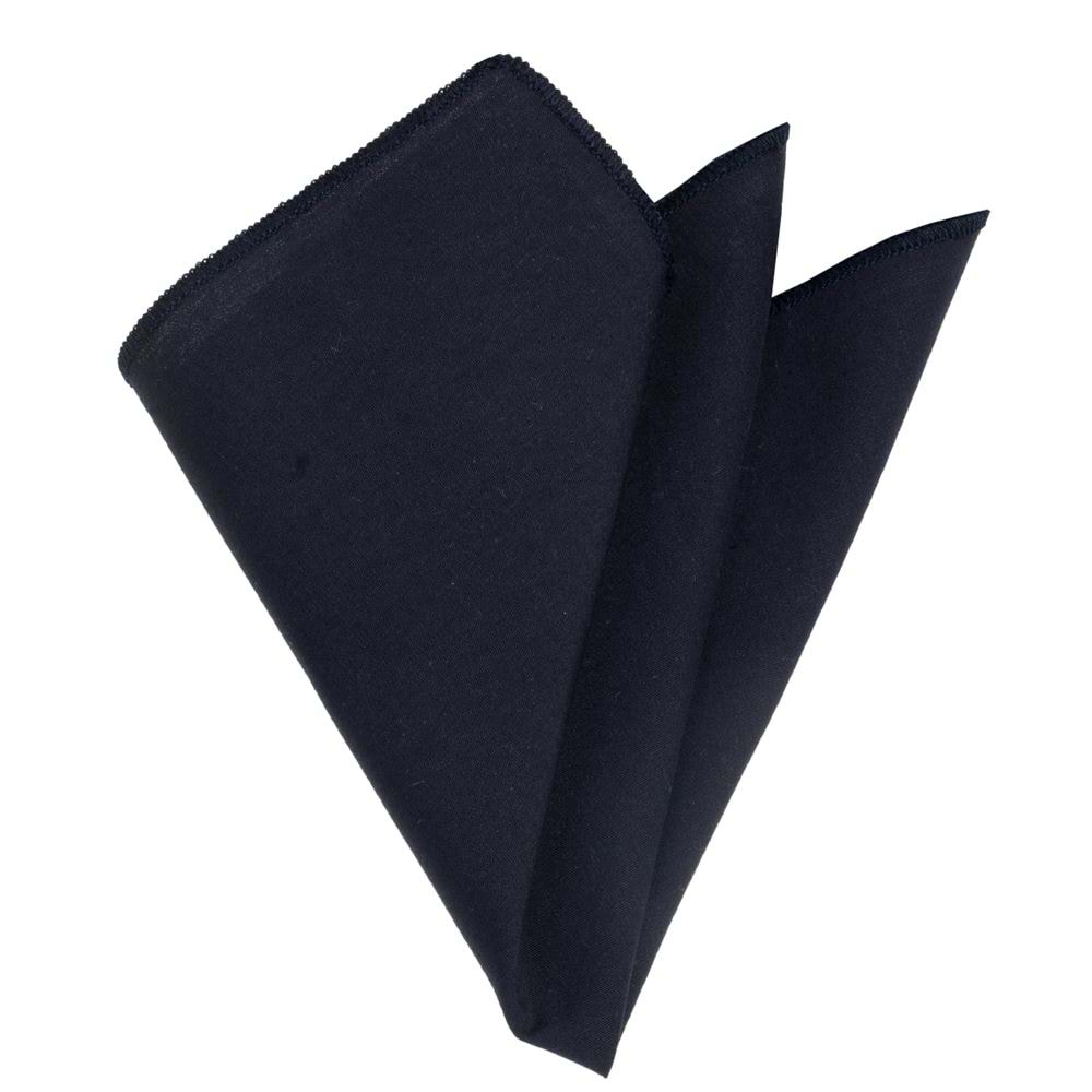 Navy Classic Cotton Pocket Square