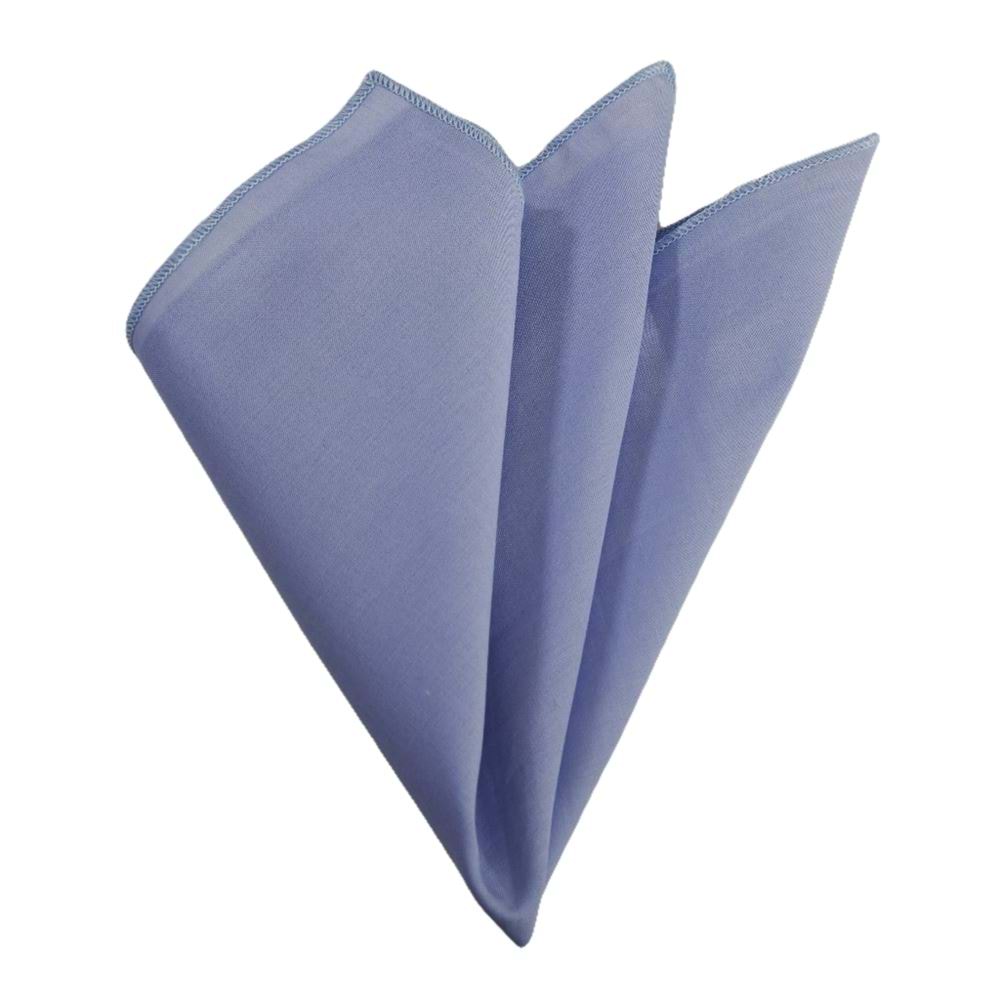 Sky Blue Voile Cotton Pocket Square