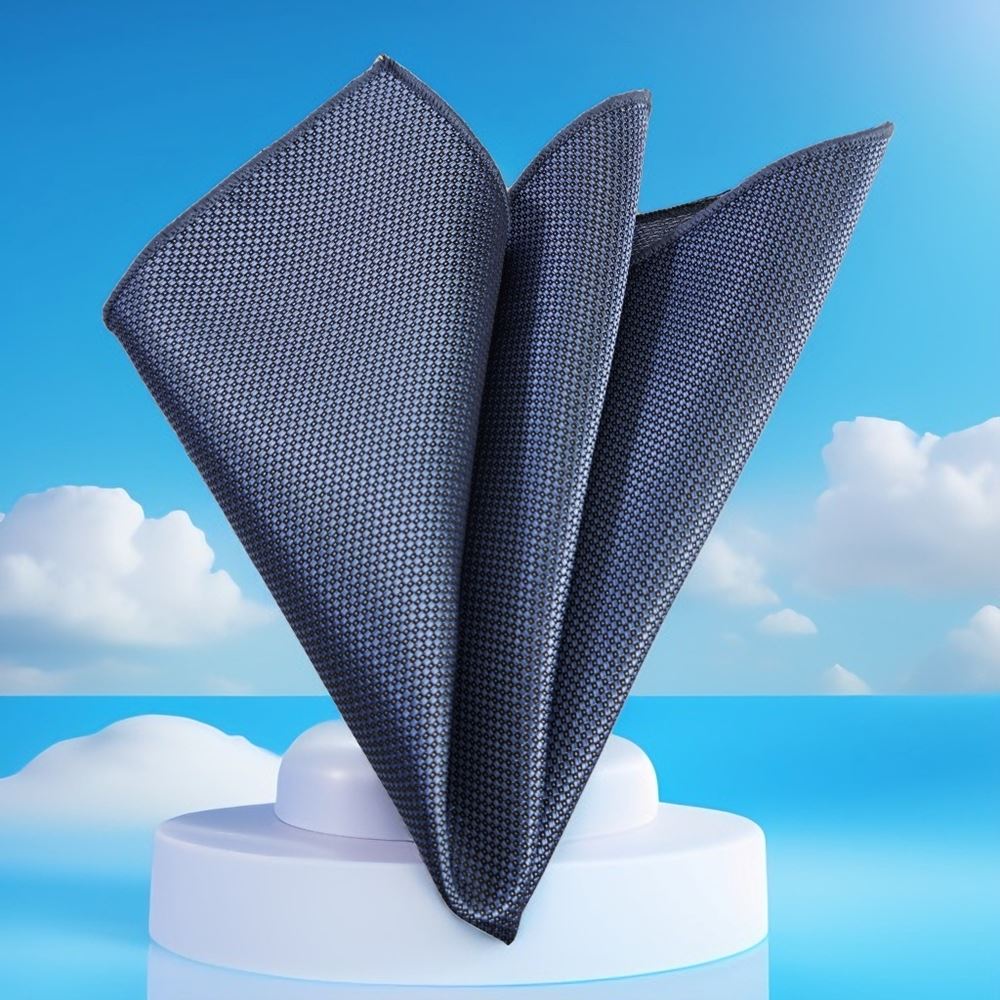 Blue Designer Pocket Square