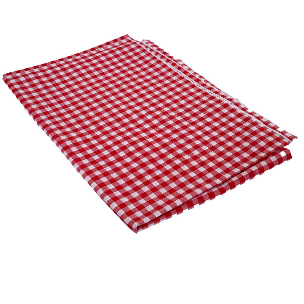 Big Size Red Gingham Camper Table Cover