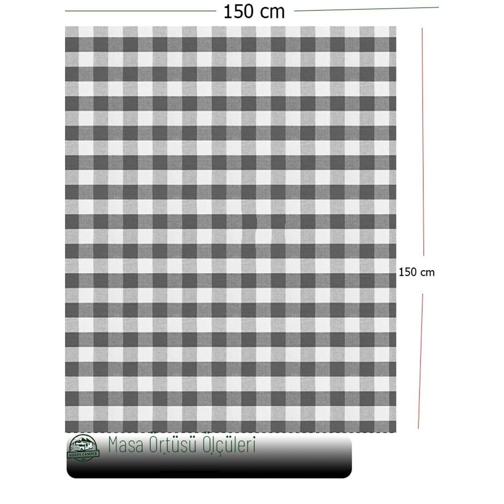 Royal Blue White Gingham table cover