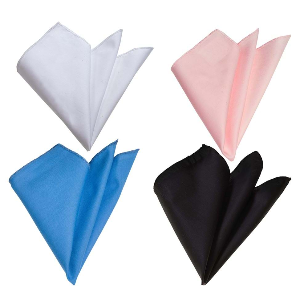 Plain Color Pocket Square