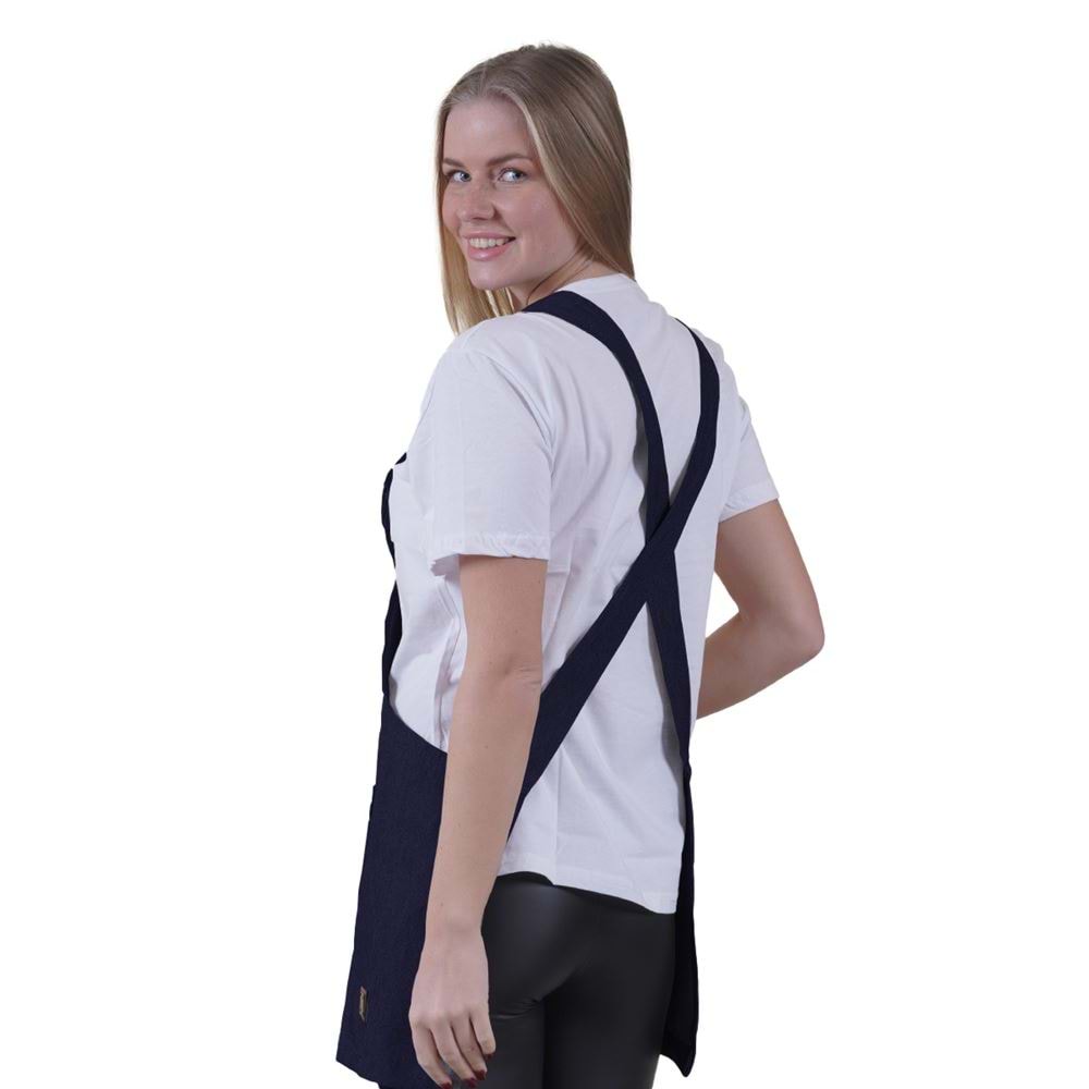 Blue Jeans Basic Double Pocket Apron for Chef