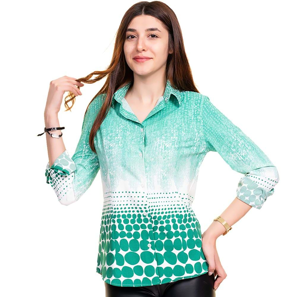 Green Speical cut Women's Shirt