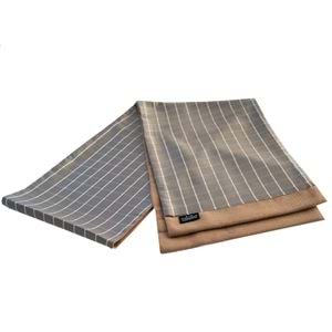 Beige Blue Plaid Mens Scarf