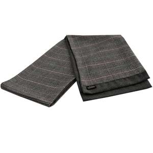 Grey Beige Brown Plaid Mens Scarf