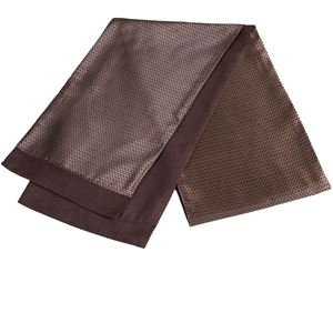 Bronze Designer Jacquard Mens Scarf