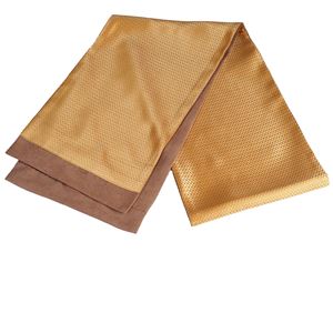 Golden Designer Jacquard Mens Scarf