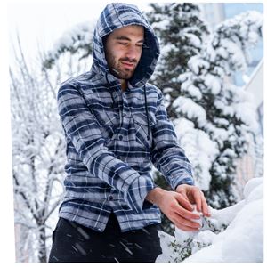 AQ Men's Hooded Shirt