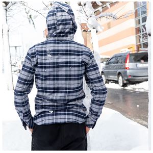 AQ Men's Hooded Shirt