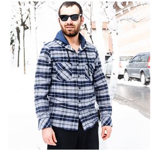 AQ Men's Hooded Shirt