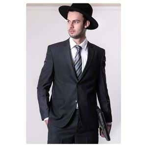 Gray Classical Men's Suit