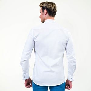 White Classic French Cuff Shirt