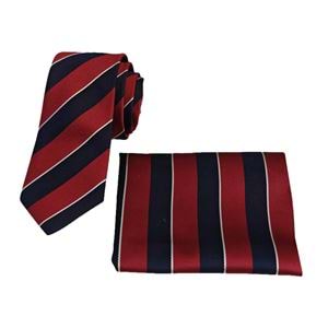 AQ Tie and Pocket Square Set in Box