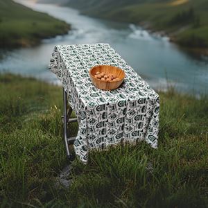 Green Camper Printed Camper Table Cover