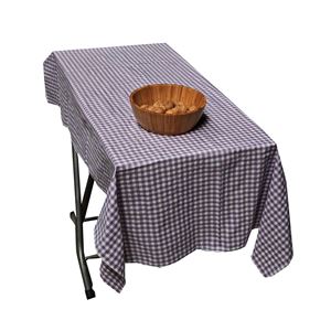 Lilac Gingham Camper Table Cover