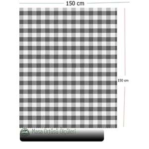 Royal Blue White Gingham table cover