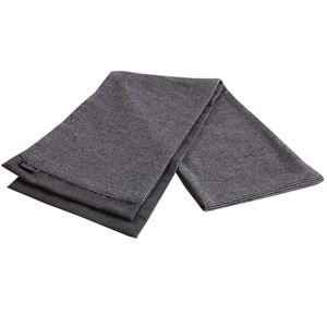 Dark Gray Crowbar Mens Scarf with PU Leather Gift Box