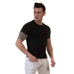 Black Tee O Neck Basic T-Shirt