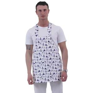 Navy Caravan Double Pocket Apron for Chef