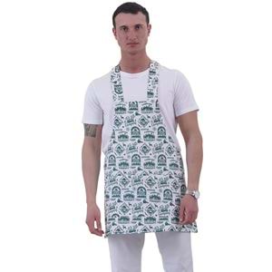 Green Natural Camper Double Pocket Apron for Chef