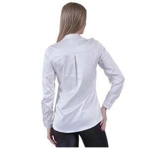 White Women's Satin Shirt