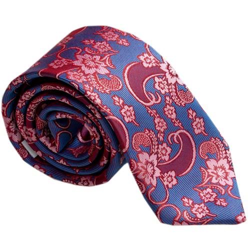 Blue Paisley Necktie