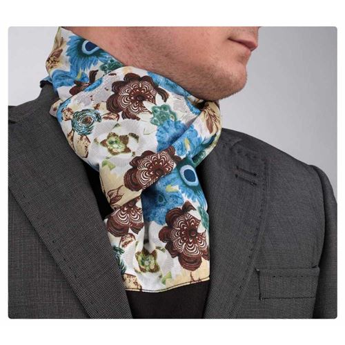 Floral Italian Double Sided Scarf