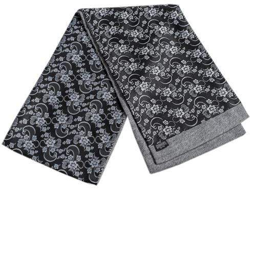 Black Paisley Mens Scarf