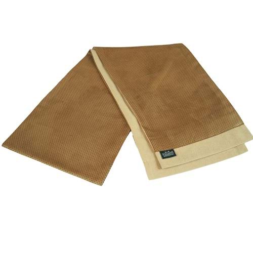 Cappuccino Quilted Designer Mens Scarf