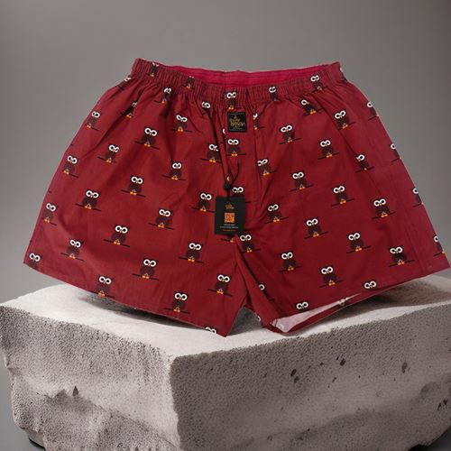 Burgundy Own Printed Men's Boxer Short