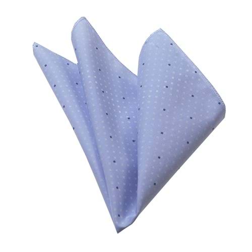 Blue Squares Pocket Square