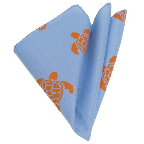 Orange Carretta Pocket Square