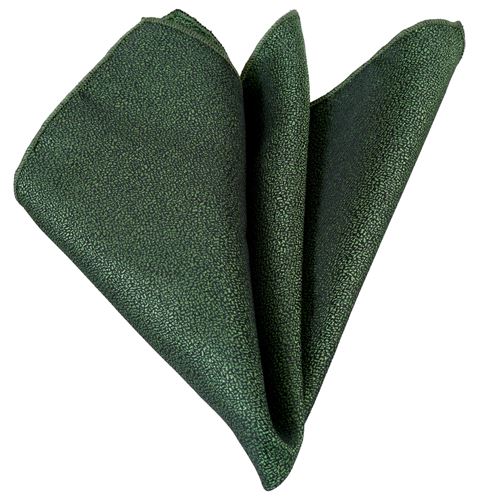 Green Elegant Sand Patterned Jacquard Woven Collar Handkerchief