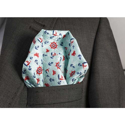 Mint Yeşil Denizci Cep Yaka Mendili