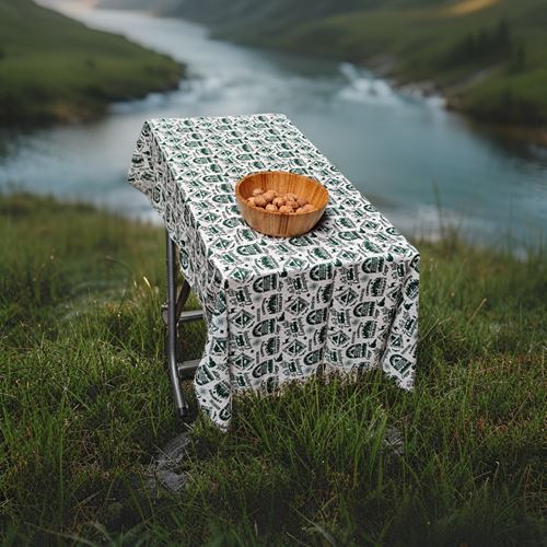Green Camper Printed Camper Table Cover