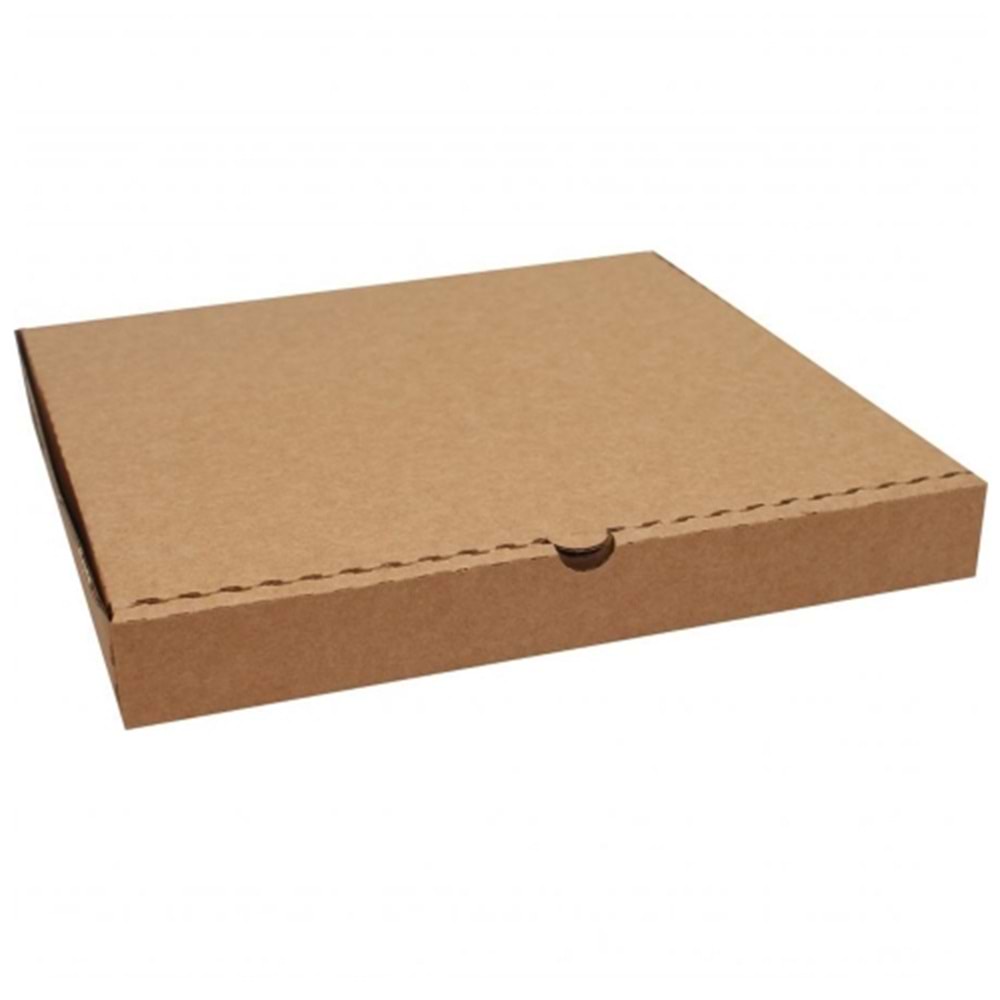 Karton Pizza Kutusu 40 Cm x 40 Cm x 4 Cm 100 Adet