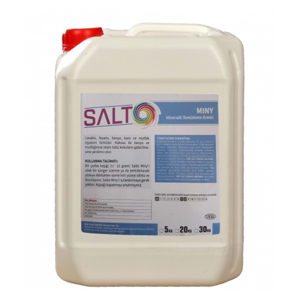 Salto (Cif) Mineralli Krem Ovma Sıvısı 5 Kg