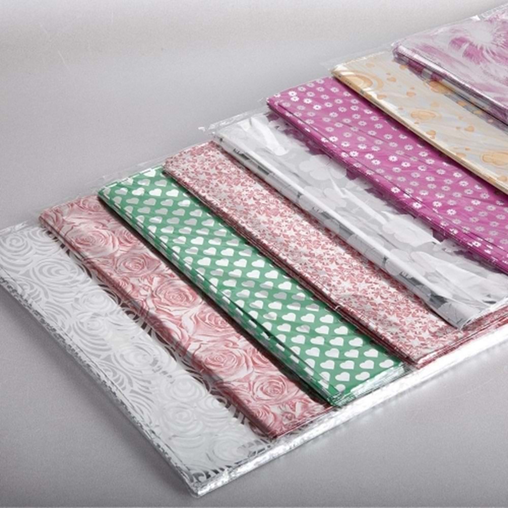 Metalize Hediye Paketi 30 Cm x 45 Cm 100 lü Paket