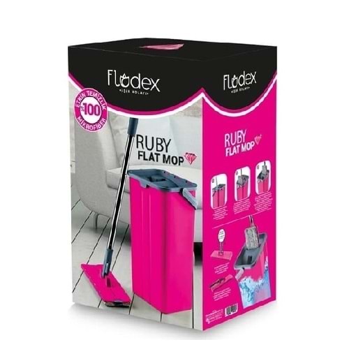 Flodex Temizlik Seti Ruby Flat Mop (Tablet Mop)