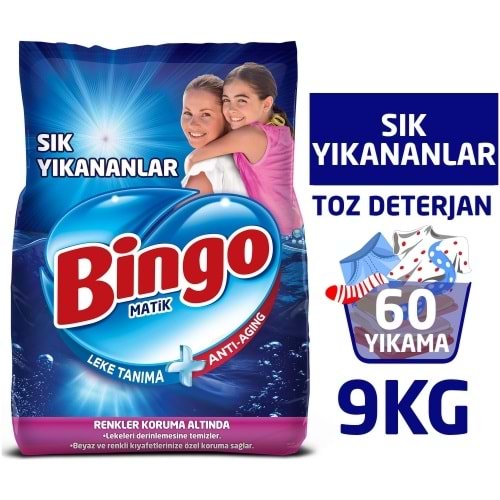 Bingo Toz Çamaşır Deterjanı 9 Kg