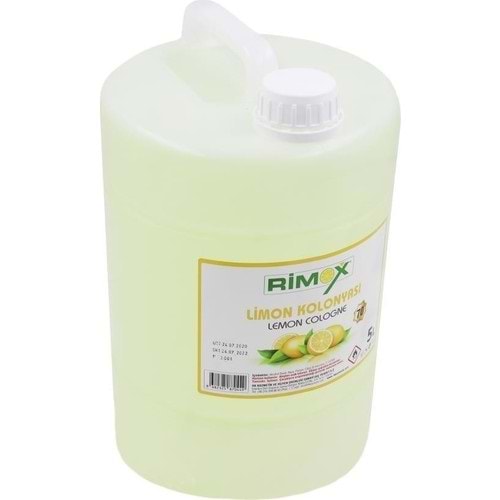 Rimox Limon Kolonyası 5 Litre 80 Derece