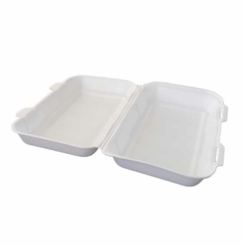 Ema Plast Beyaz Kapaklı Küçük Sandviç Kabı (CVS-H 9) 200 Adet