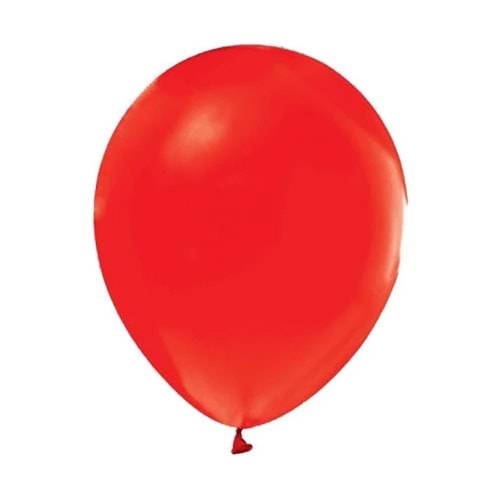 Balonevi Metalik Kırmızı Renkli Balon 12 inç