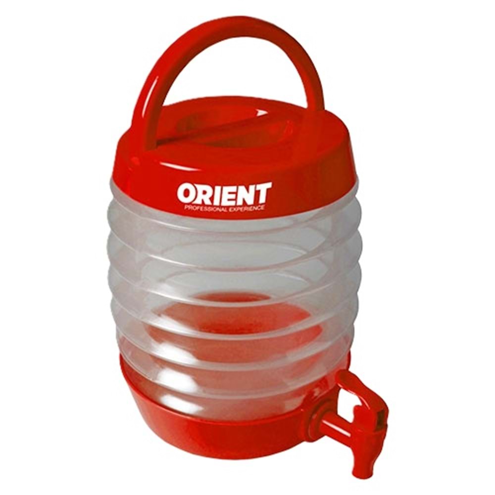 Orient Katlanabilir Su Sebili Kırmızı 5,5 Lt