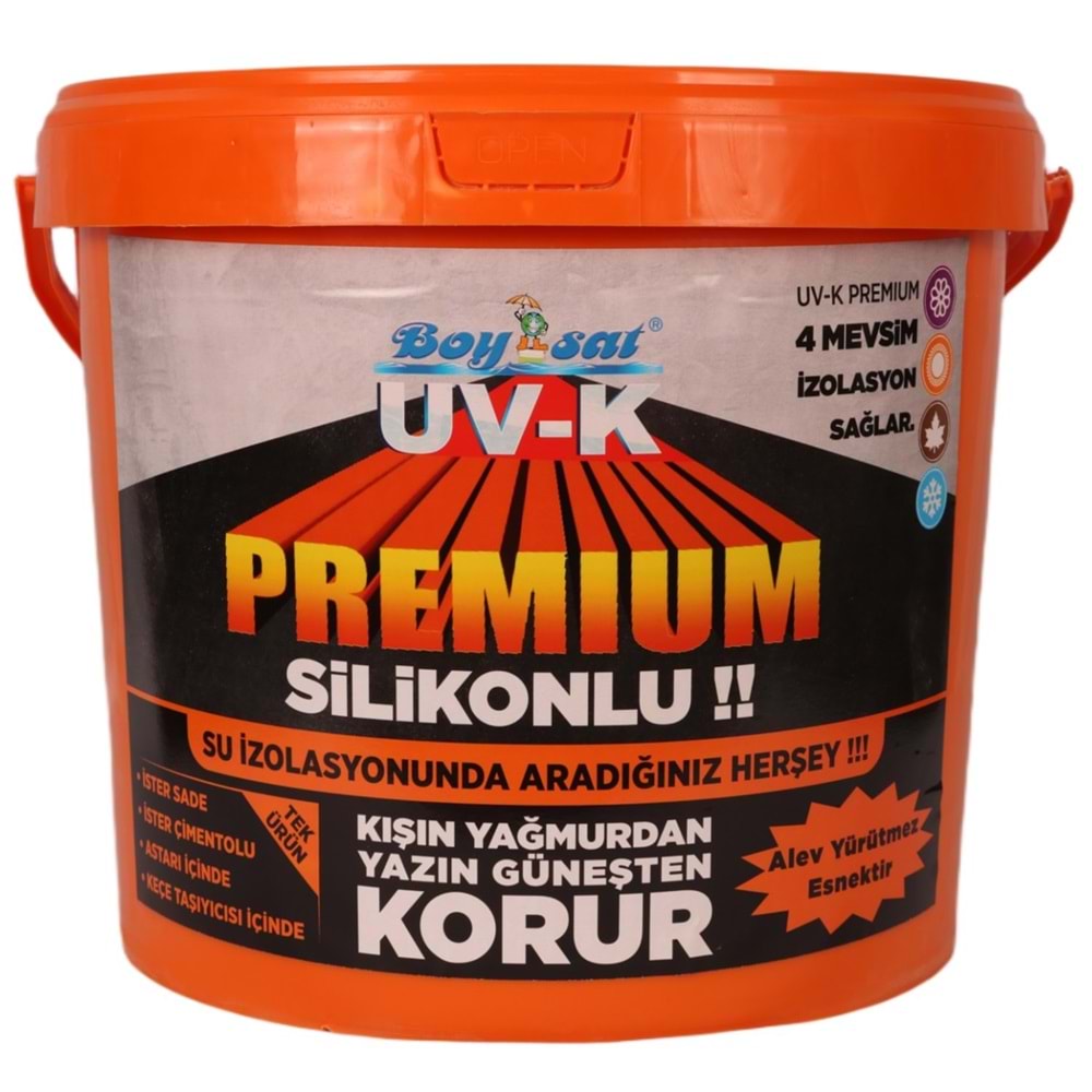 UV-K Premium Silikonlu Su Yalıtım Boyası Beyaz 15 KG